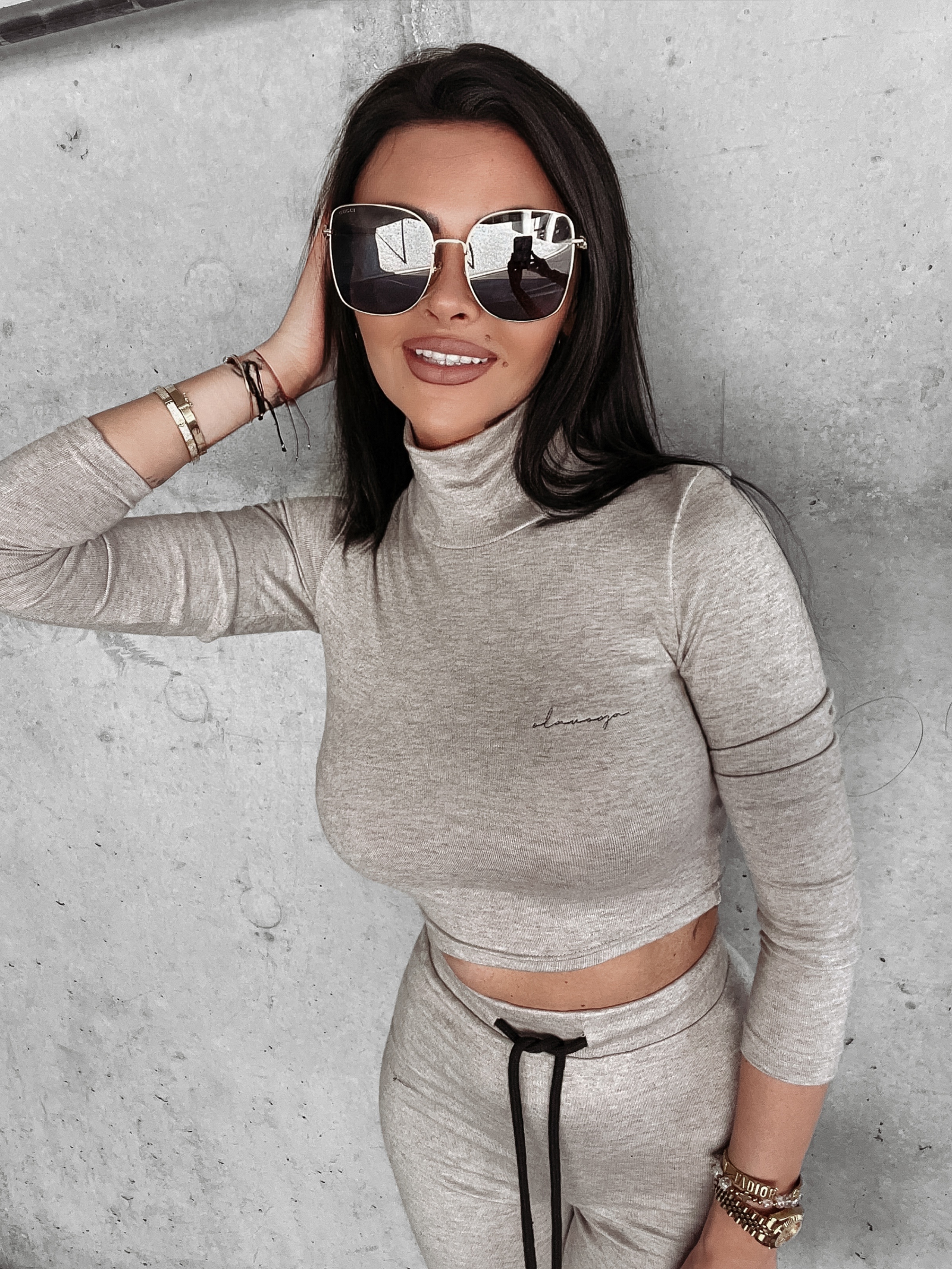 Komplet dresowy Alice Ola Voga beżowy Komplet dresowy Alice Ola Voga beżowy