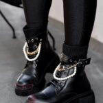 Workery skarpety Rock Perl czarne