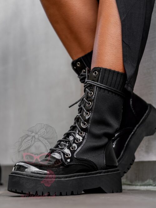 Botki skarpety Soket Rock czarne