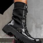 Botki skarpety Soket Rock czarne