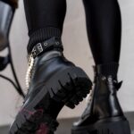 Workery skarpety Rock Perl czarne