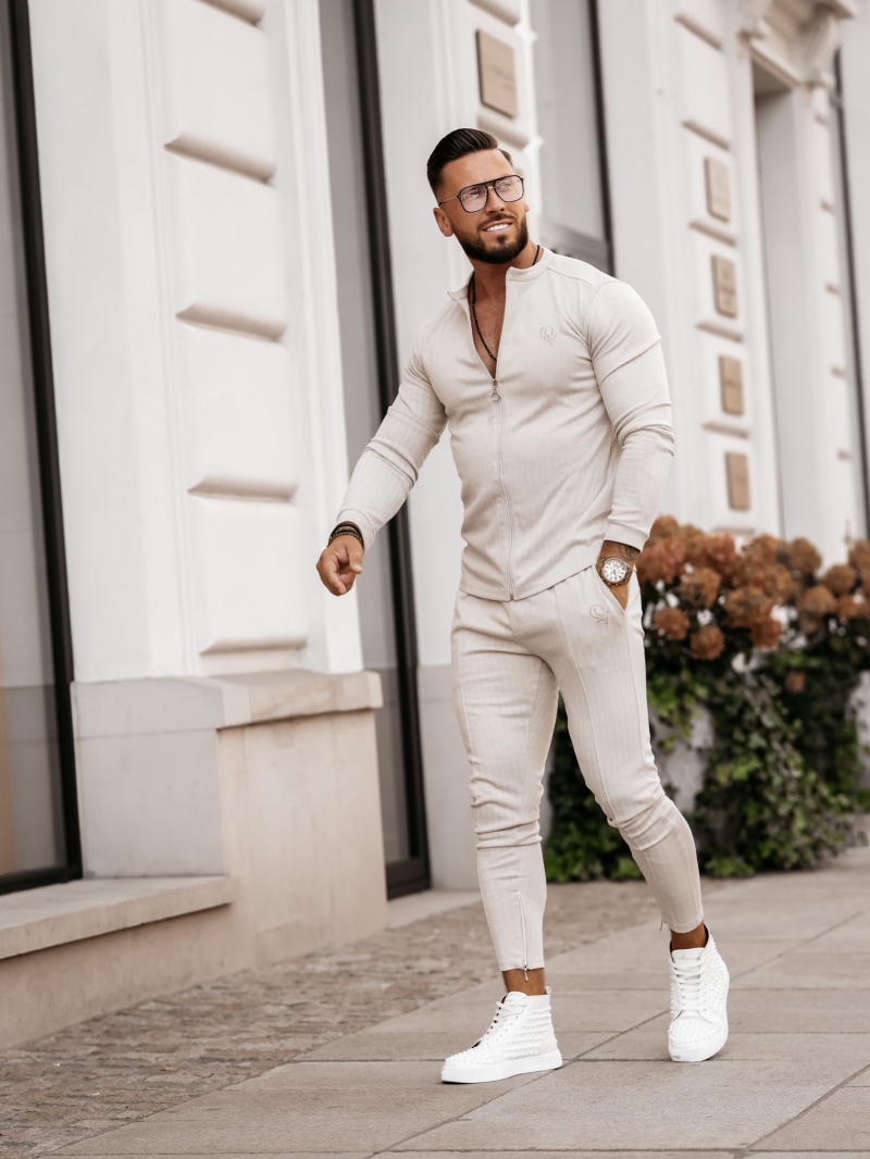 Komplet casualowy męski Norden & Wolin Ola Voga beżowy