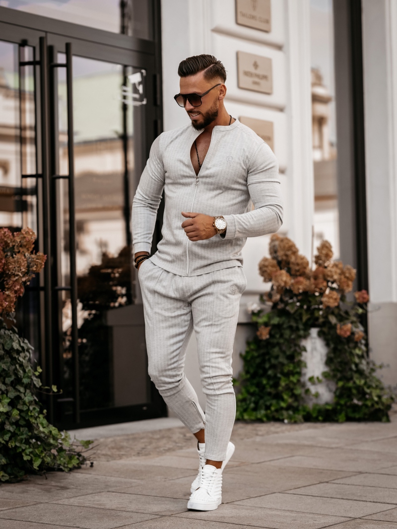 Komplet casualowy męski Norden & Wolin Ola Voga j.szary