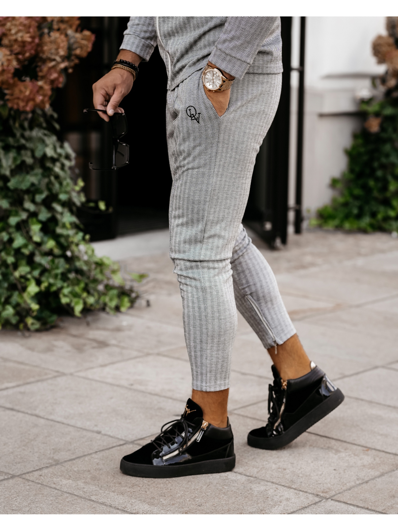 Komplet casualowy męski Norden & Wolin Ola Voga c.szary