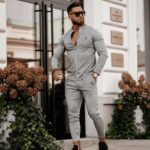 Komplet casualowy męski Norden & Wolin Ola Voga c.szary