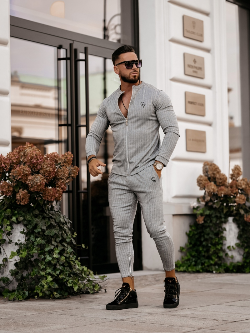 Komplet casualowy męski Norden & Wolin Ola Voga c.szary