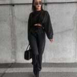 Komplet damski dresowy Lores Ola Voga czarny