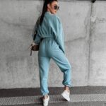 Komplet damski dresowy LORES OLAVOGA błękitny