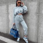 Komplet damski dresowy Lores Ola Voga j.szary