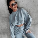 Komplet damski dresowy Lores Ola Voga j.szary