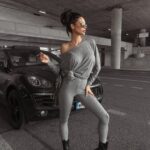 Komplet damski dzianinowy Della Ola Voga szary