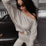 Komplet damski dzianinowy Della Ola Voga beżowy