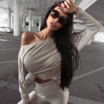 Komplet damski dzianinowy Della Ola Voga beżowy