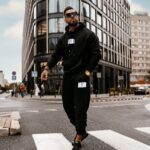 Komplet męski dresowy Jordan Ola Voga czarny