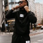 Komplet męski dresowy Jordan Ola Voga czarny