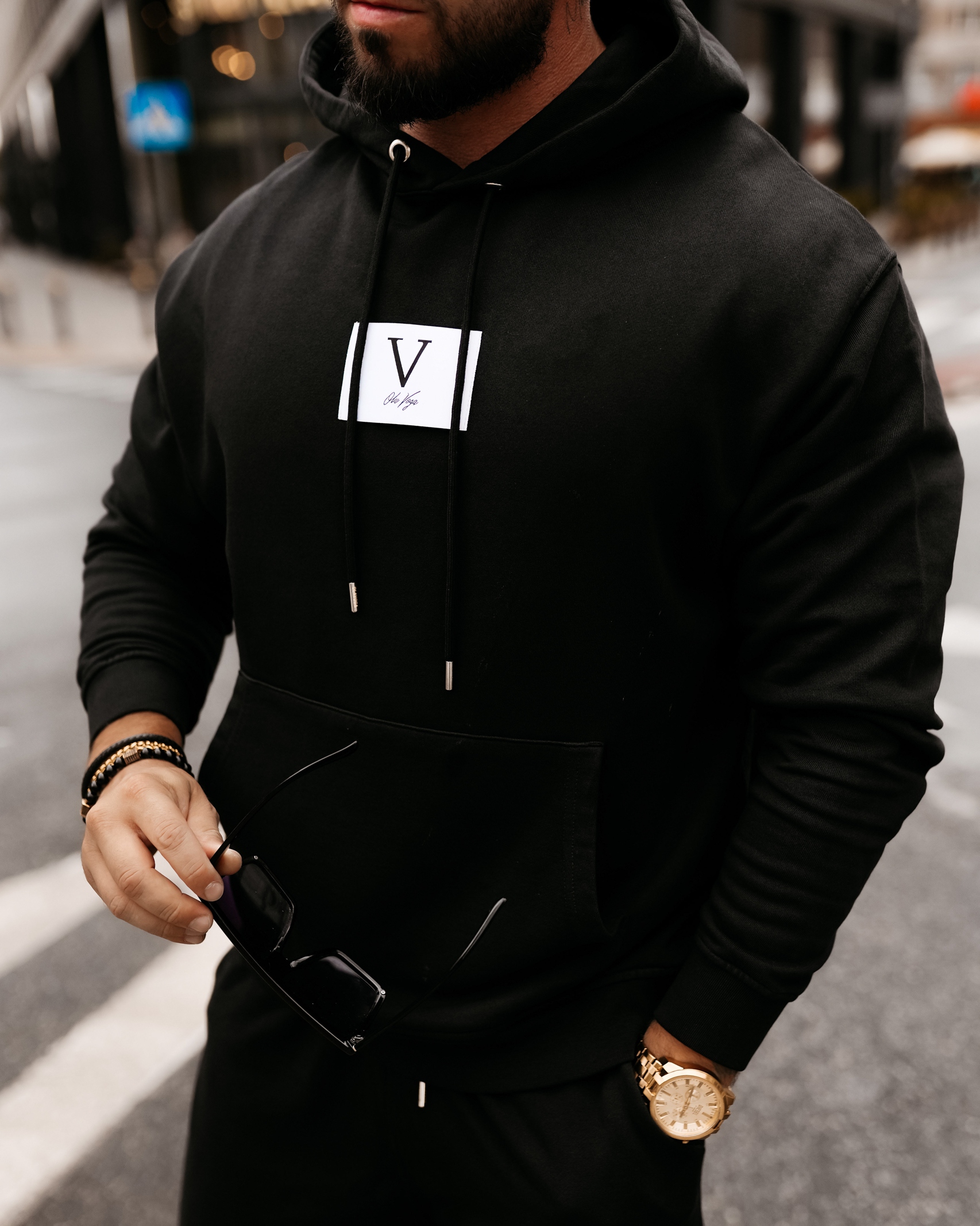 Komplet męski dresowy Jordan Ola Voga czarny