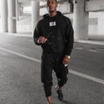 Komplet męski dresowy Jordan Ola Voga czarny
