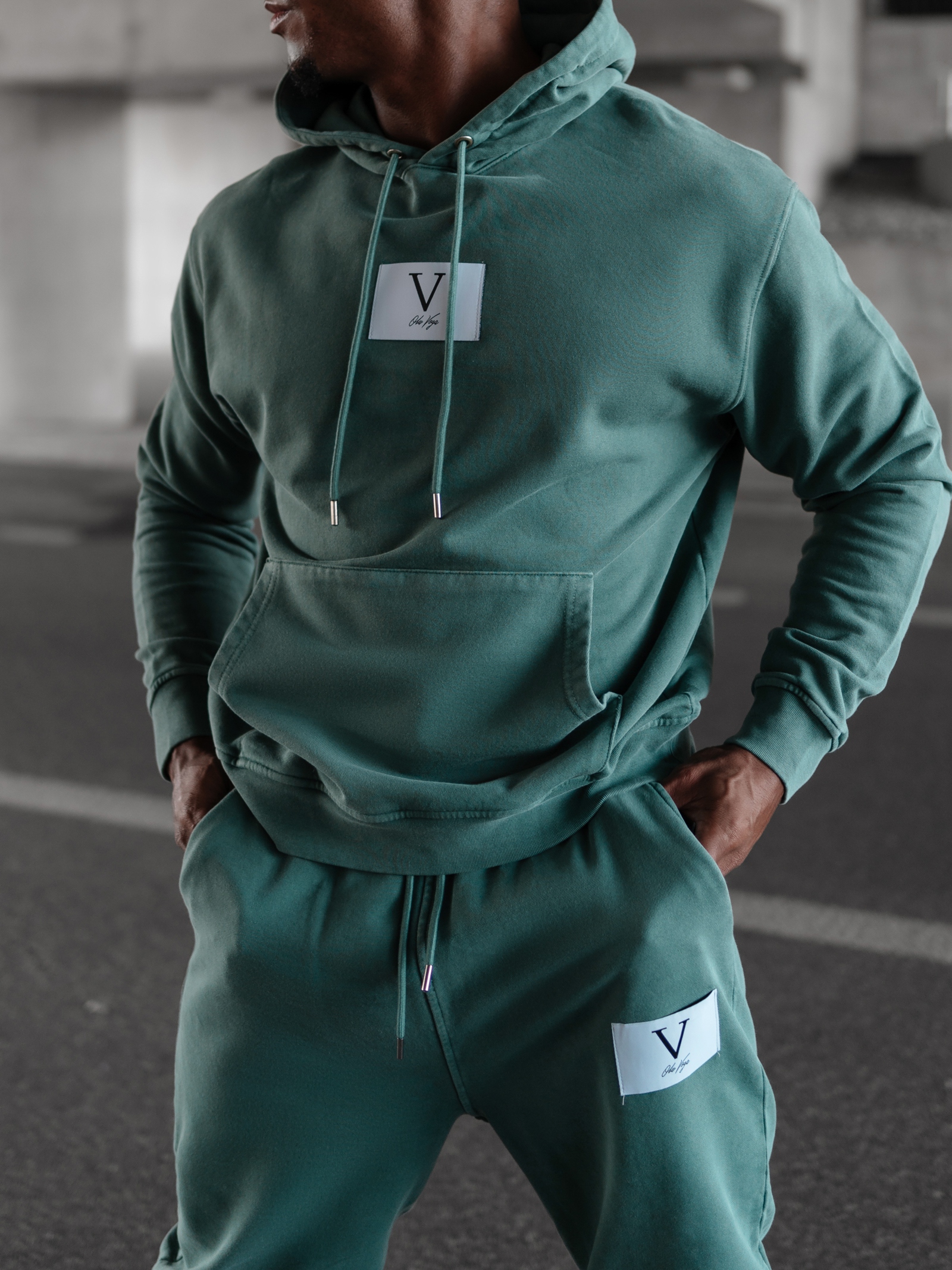 Komplet męski dresowy Jordan Ola Voga zielony