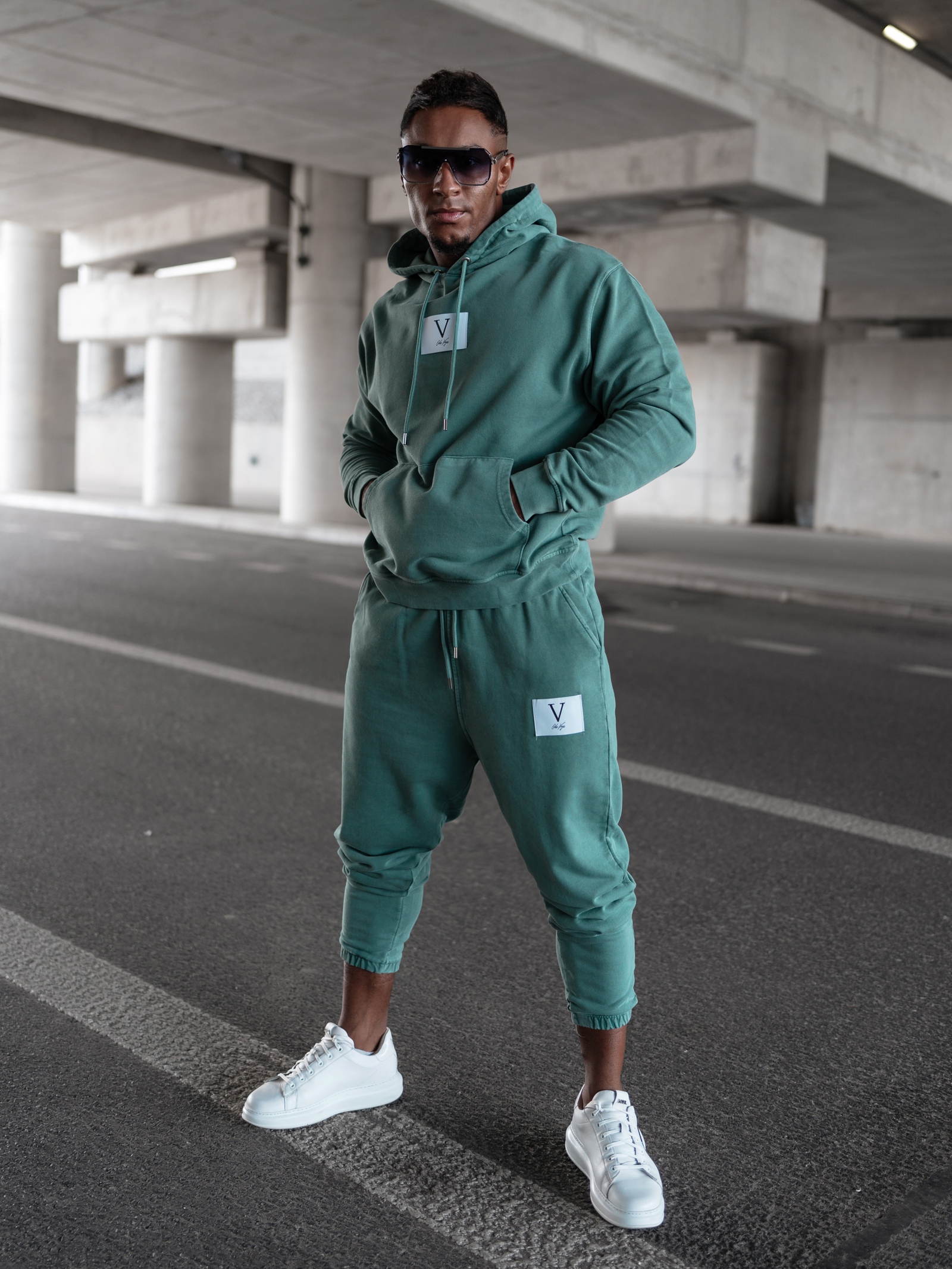 Komplet męski dresowy Jordan Ola Voga zielony