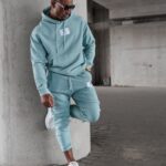 Komplet męski dresowy Jordan Ola Voga błękitny