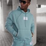 Komplet męski dresowy Jordan Ola Voga błękitny