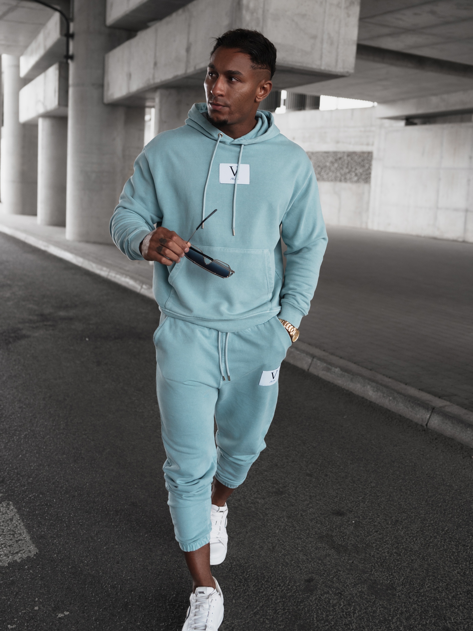 Komplet męski dresowy Jordan Ola Voga błękitny