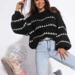 Sweter oversize Melli czarny