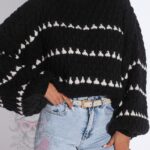 Sweter oversize Melli czarny