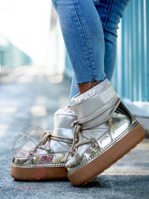 Śniegowce metaliczne Rock Fenome złote