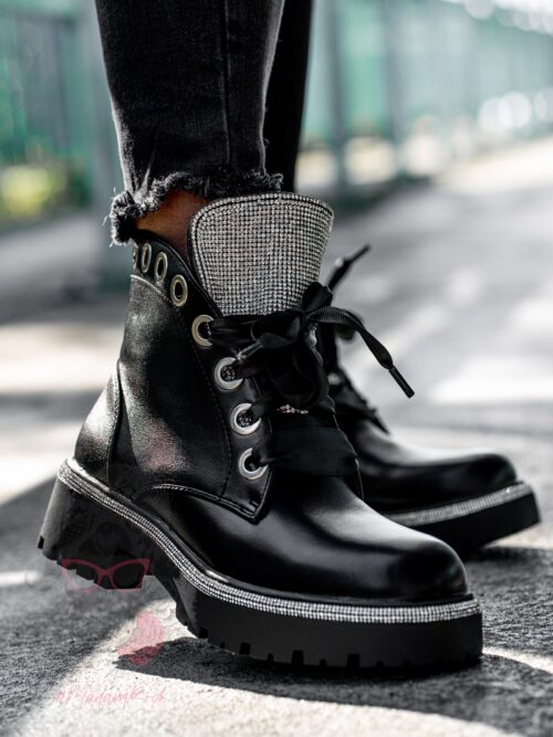 Botki workery Rock Soshen czarne