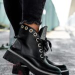 Botki workery Rock Soshen czarne