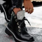 Botki workery Rock Soshen czarne