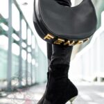 Botki na szpilce Madam Katrinas czarne