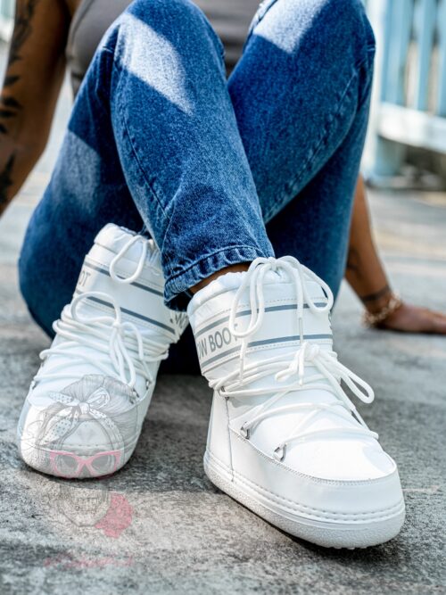 Śniegowce Madam Snow Boots Short białe