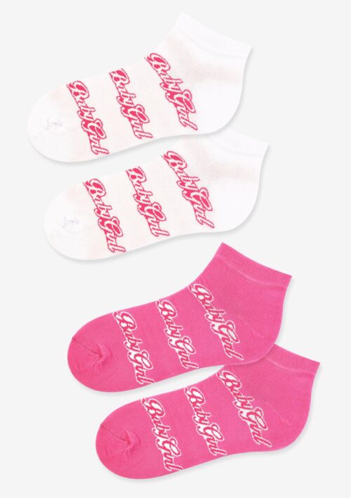 Stopki bawełniane damskie Baby Girl różowe