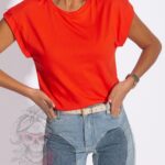 T-shirt basic Ader ceglany