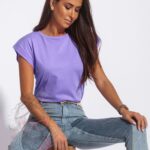 T-shirt basic Ader fioletowy