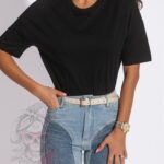 T-shirt klasyczny Hoss czarny