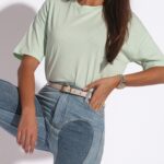 T-shirt klasyczny Hoss j.zielony