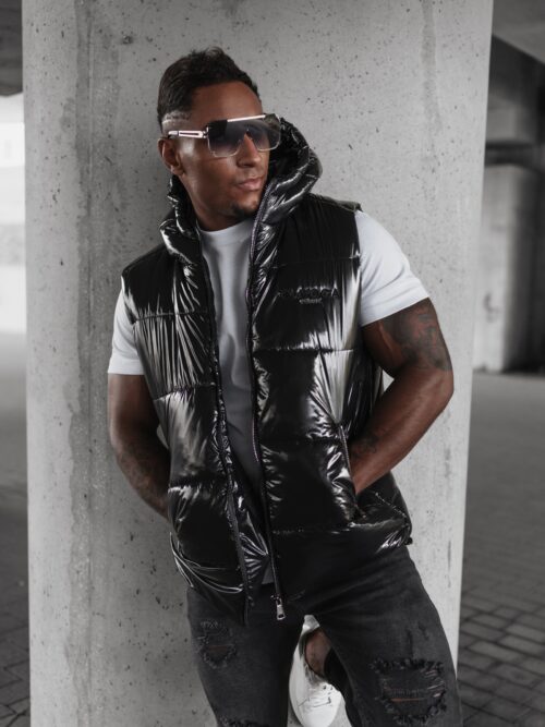 Bezrękawnik męski pikowany Lynx Ola Voga czarny