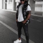 Bezrękawnik męski pikowany Lynx Ola Voga czarny