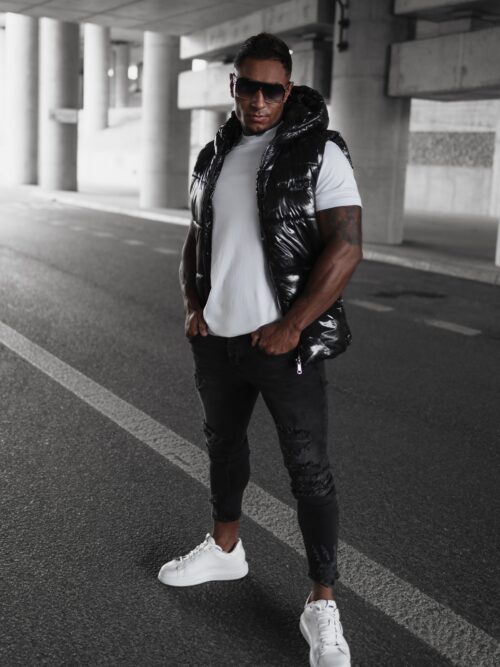 Bezrękawnik męski pikowany Lynx Ola Voga czarny