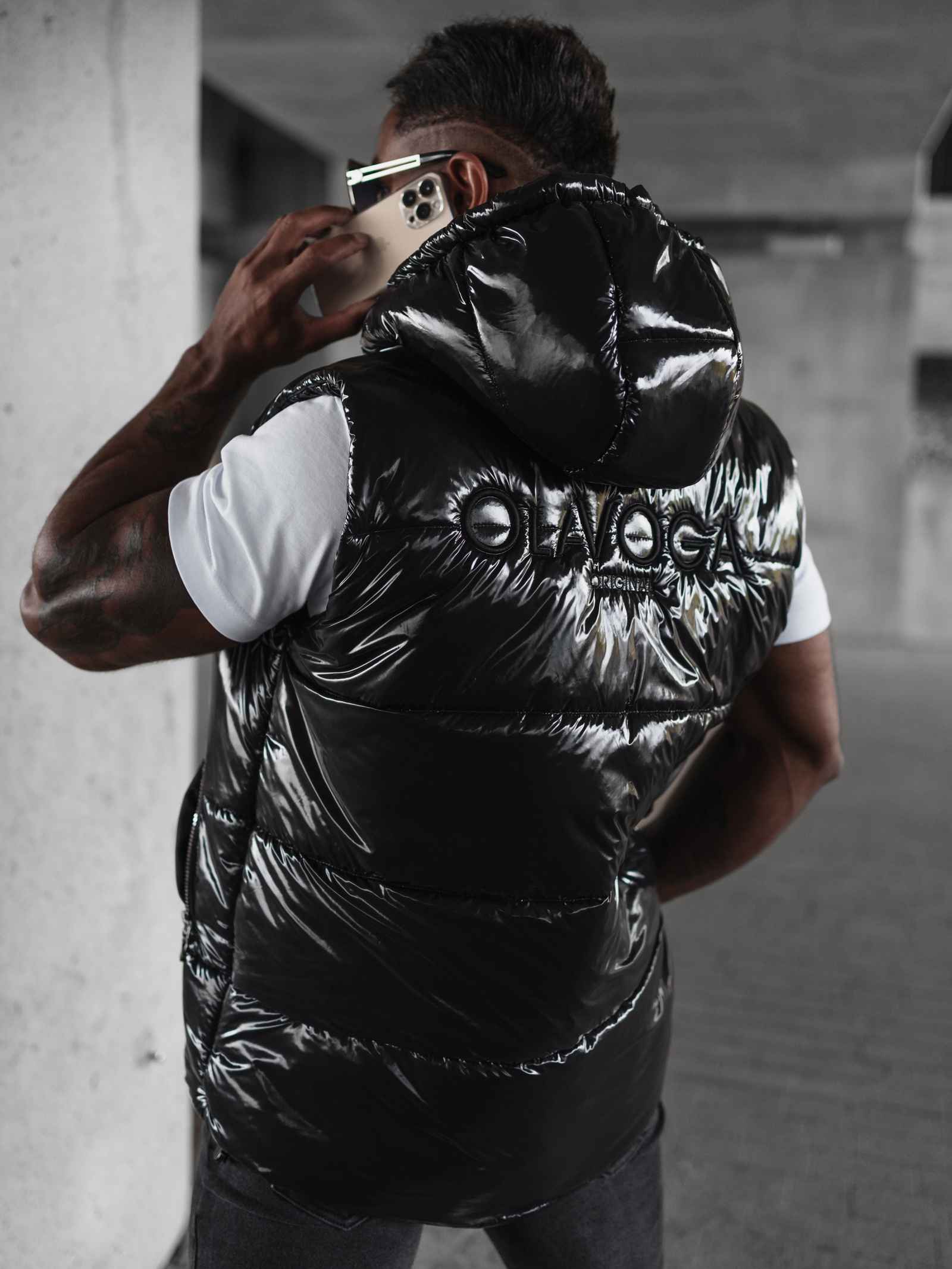 Bezrękawnik męski pikowany Lynx Ola Voga czarny Bezrękawnik męski pikowany Lynx Ola Voga czarny