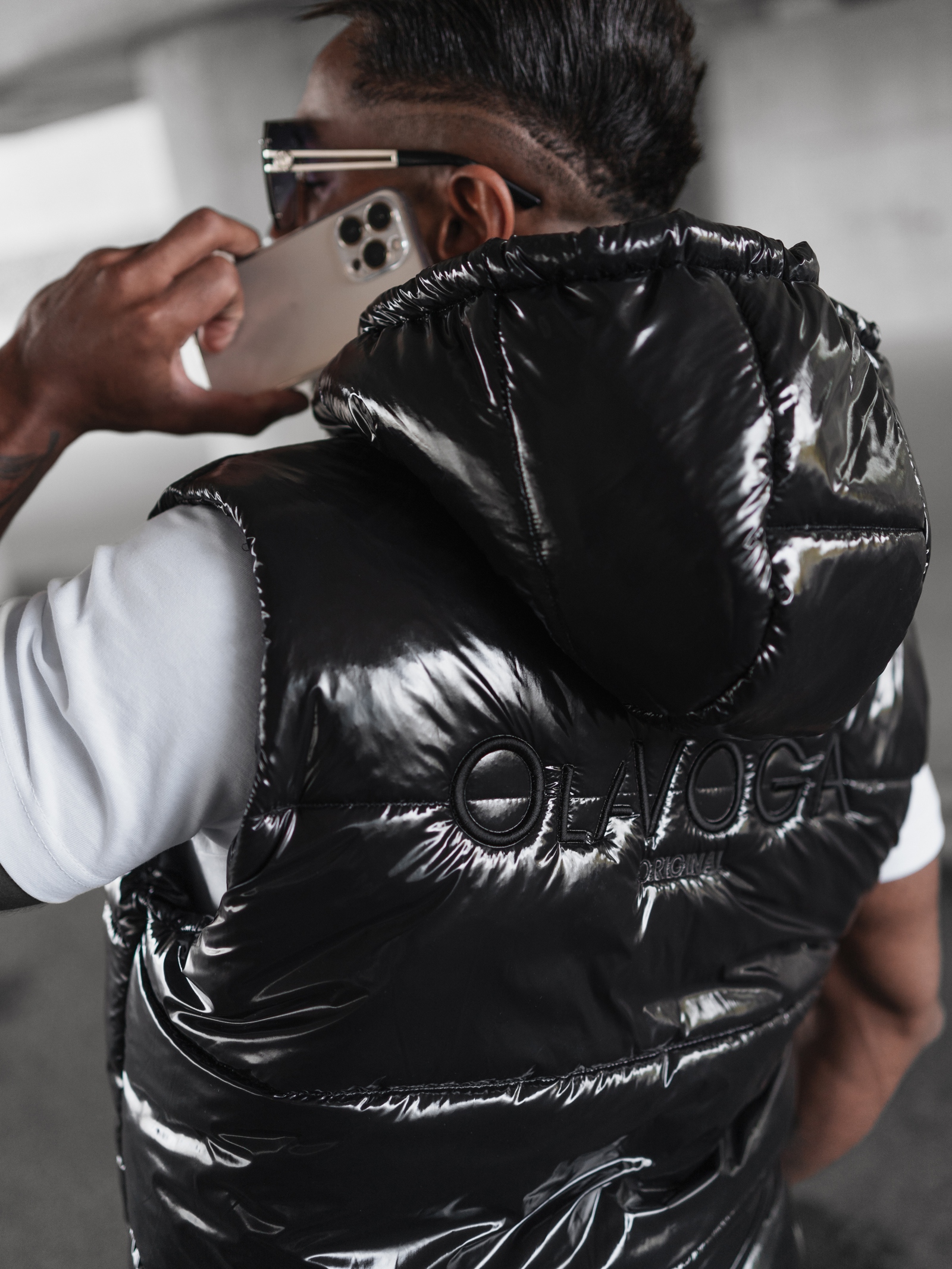 Bezrękawnik męski pikowany Lynx Ola Voga czarny Bezrękawnik męski pikowany Lynx Ola Voga czarny