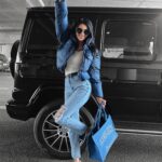 Kurtka puchowa bomber jacket Alaya Ola Voga granatowa