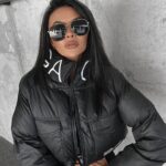 Kurtka puchowa bomber jacket Alaya Ola Voga czarna