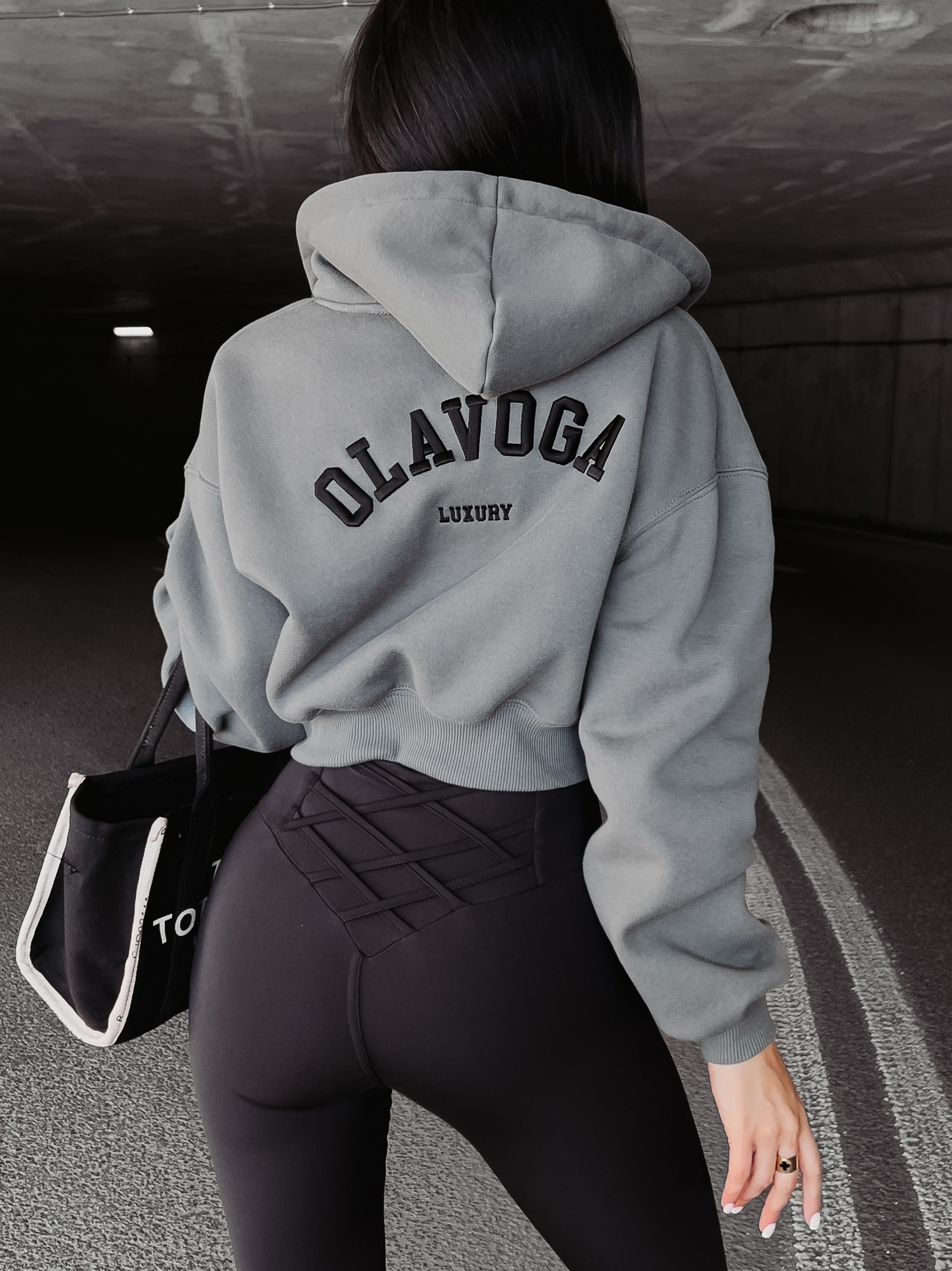 Bluza damska rozpinana Desia Ola Voga grafitowa