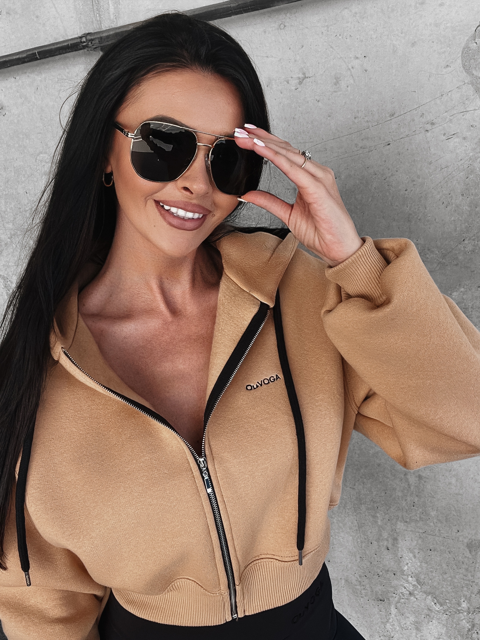 Bluza damska rozpinana Desia Ola Voga camel