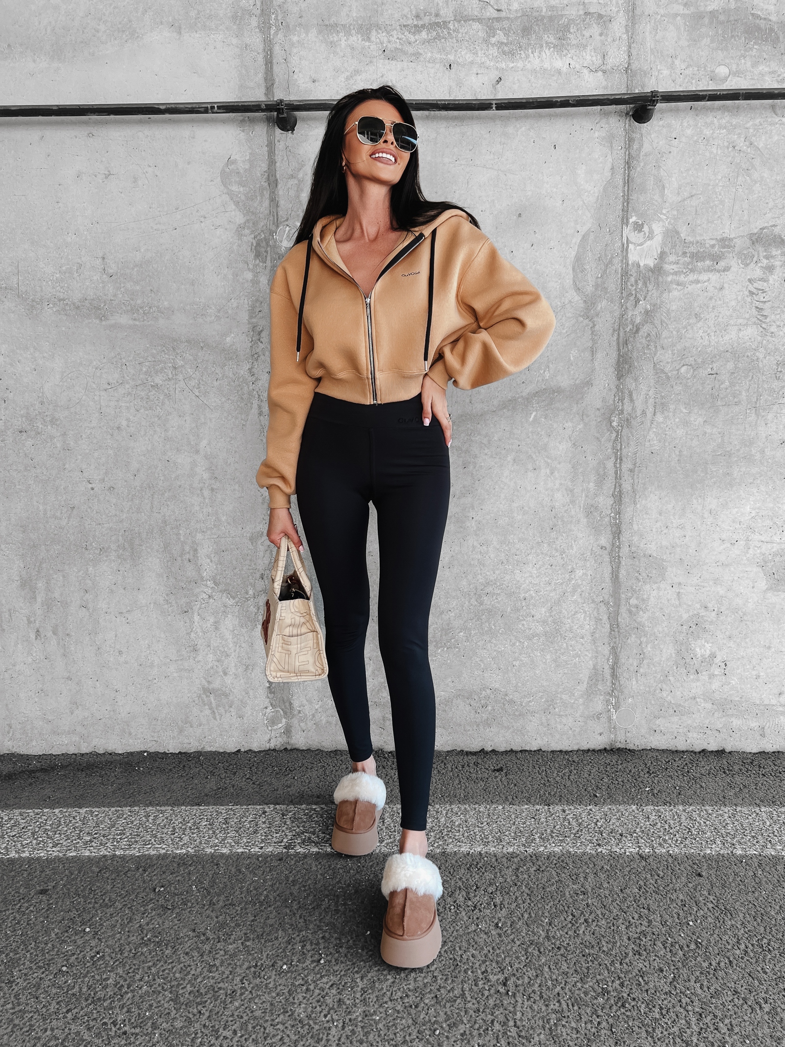 Bluza damska rozpinana Desia Ola Voga camel