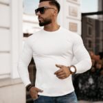 Bluzka longsleeve klasyczna męska Honor Ola Voga ecru